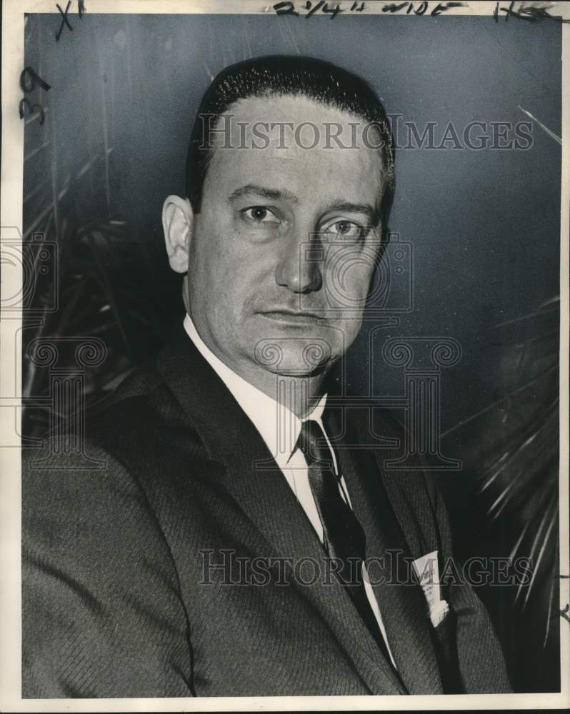 1962 Press Photo James W. Moore, Monroe, President Oil Marketers at Roosevelt