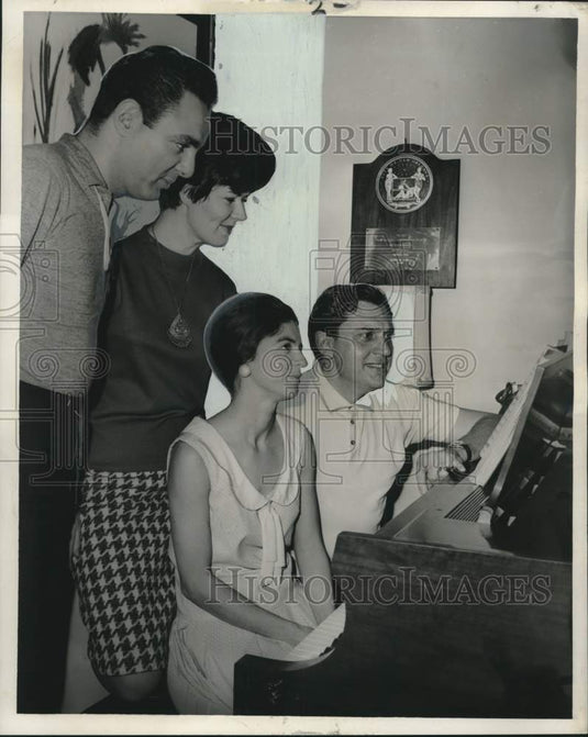 1967 Press Photo New Orleans-Rehearsals for concert Mozart's "Cosi Fan Tutte" - Historic Images