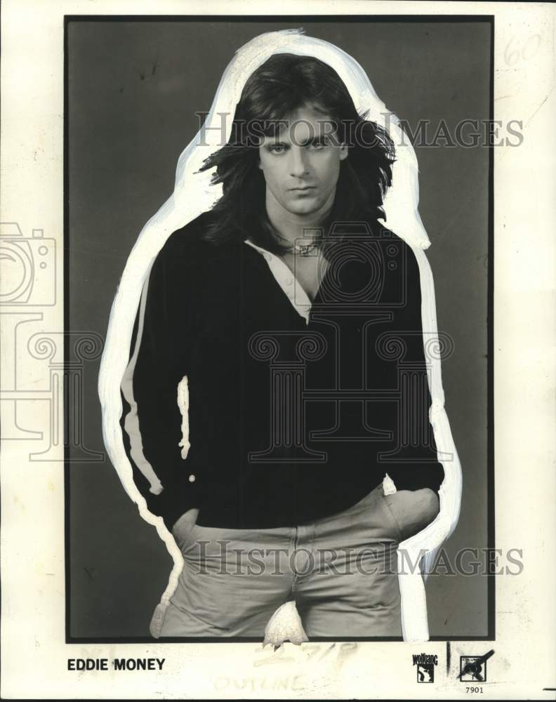 1979 Press Photo Eddie Money, singer-songwriter-musician at the Warehouse - Historic Images