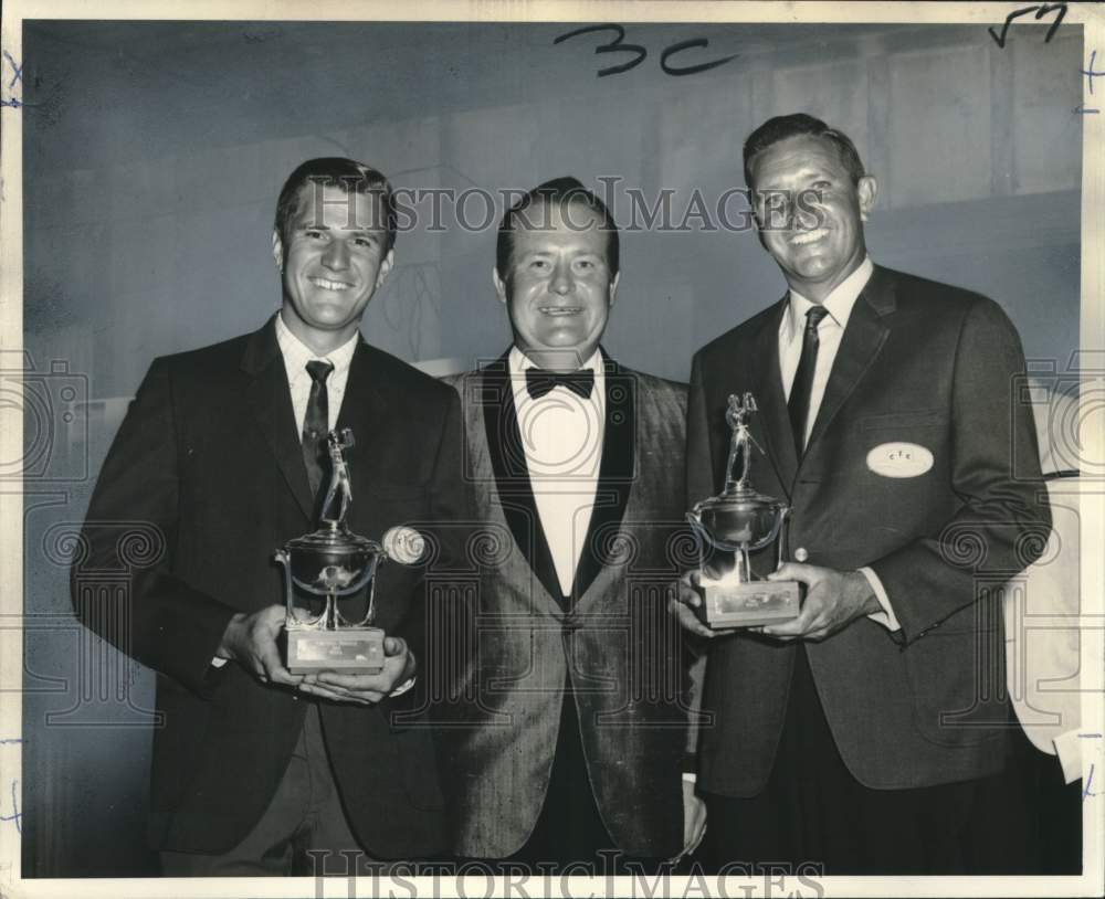 1968 Press Photo Winners of golf tournament at Tchefuncta Country Club, LA- Historic Images