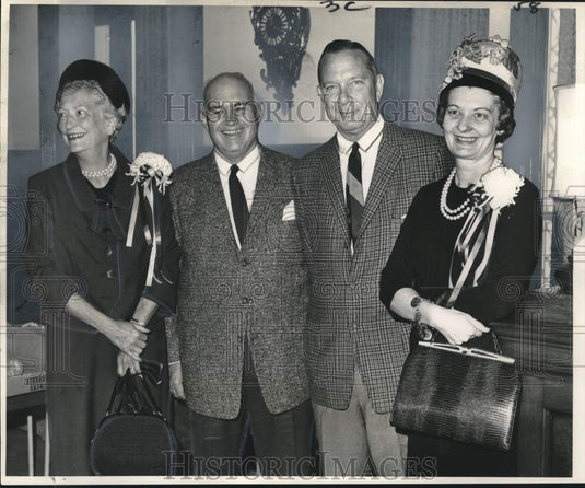 1964 Press Photo Recess Club hosts party before Tulane-LSU football game
