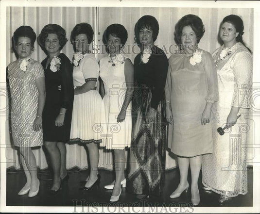1971 Press Photo New officers of the Algiers Lions Club's ladies' auxiliary- Historic Images