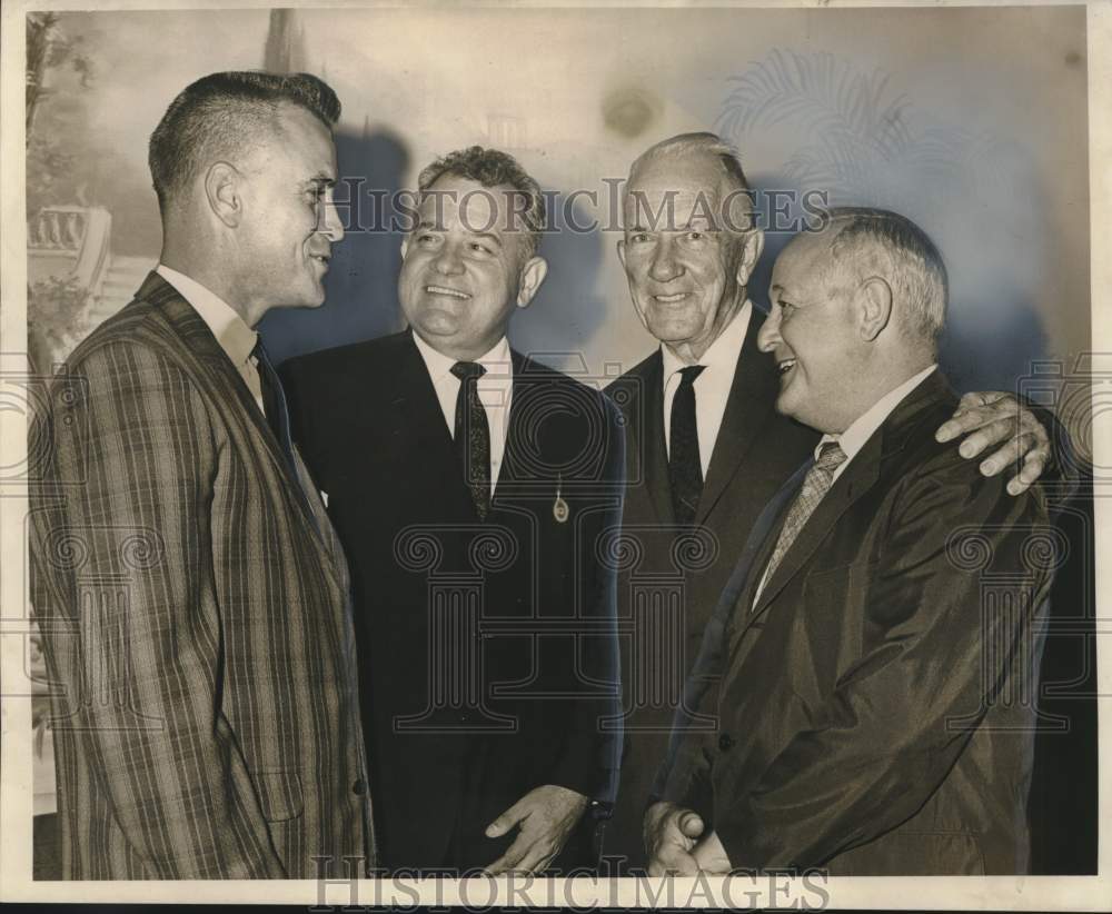 1964 Press Photo Meeting in Monteleone Hotel on civil service, Jefferson Parish- Historic Images