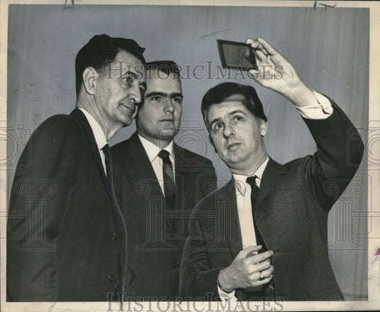 1965 Press Photo Attendees at Louisiana Society for Electron Microscopy