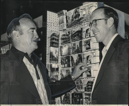 1974 Press Photo Danny Murtaugh & Bill Virdon, baseball meeting in New Orleans