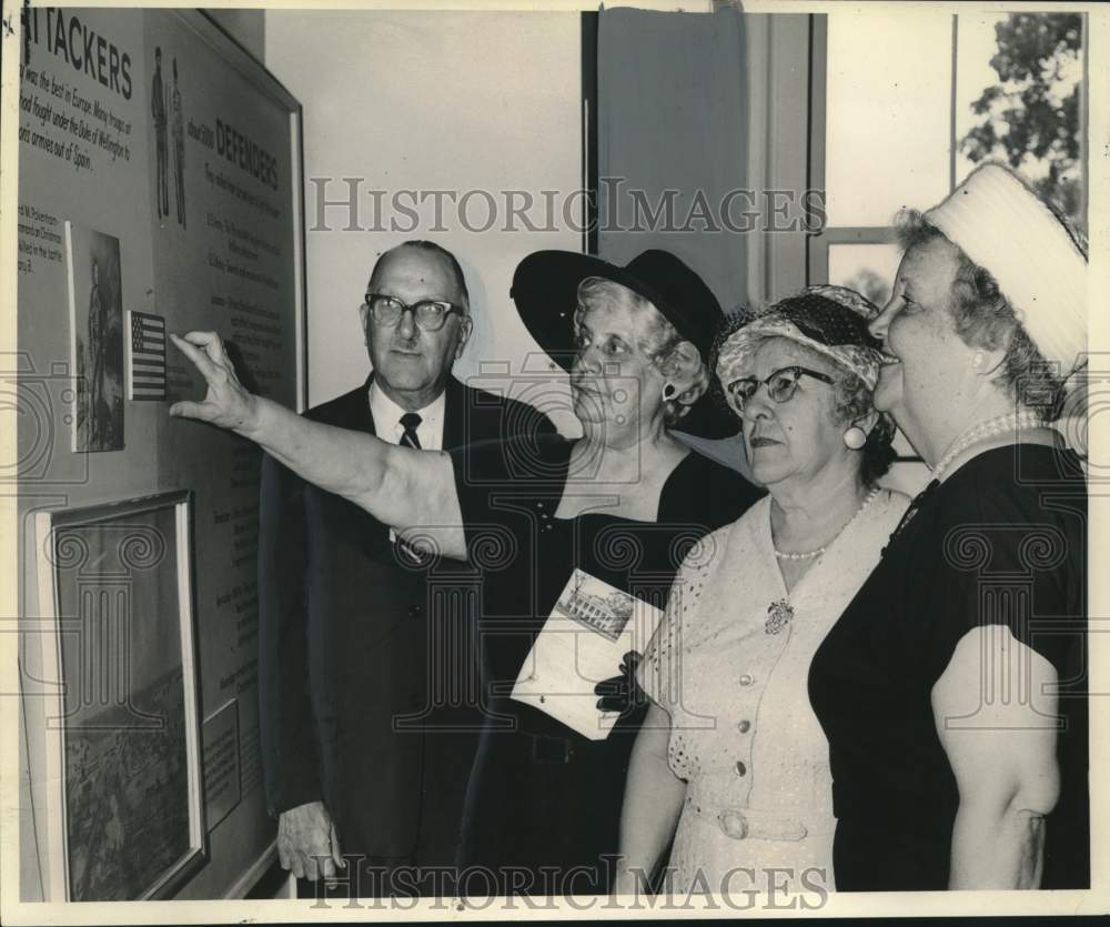 1964 Press Photo Battle of New Orleans Sesquicentennial Celebration Committee