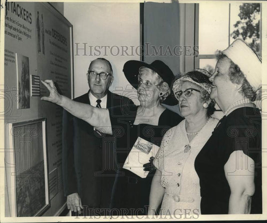 1964 Press Photo Battle of New Orleans Sesquicentennial Celebration Committee