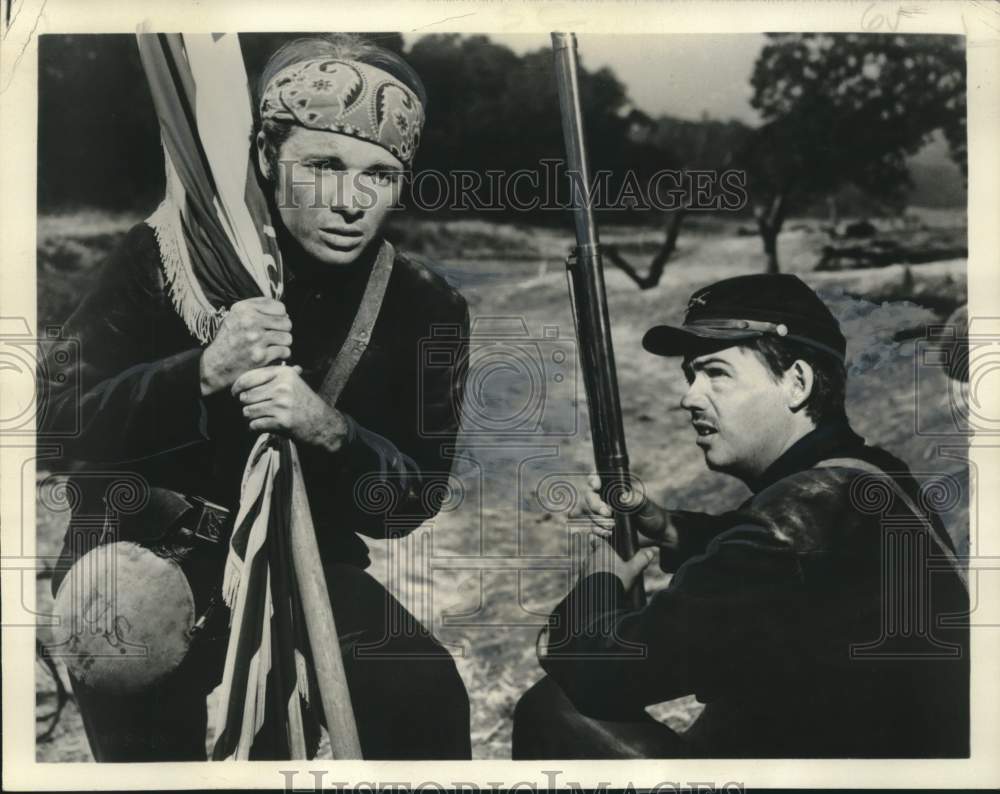 1973 Press Photo Scene from &quot;Red Badge of Courage&quot; on CBS Late Movie - noo48702- Historic Images