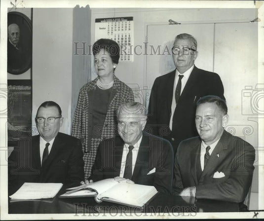 1964 Press Photo New Officers of the New Orleans Parkway and park Commission- Historic Images