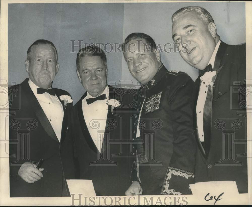 1968 Press Photo Testimonial banquet sponsored by the Donelon-Cronvich-Mollere - Historic Images