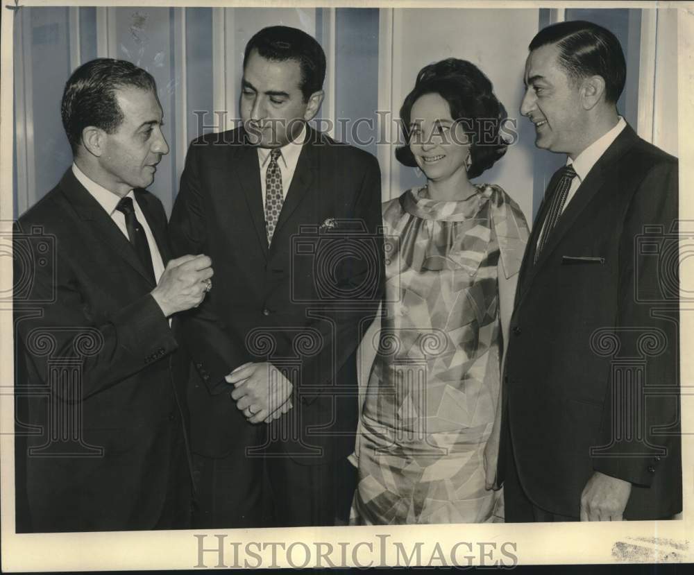 1967 Press Photo Officers of Syrian-Lebanese-American Club meet in New Orleans