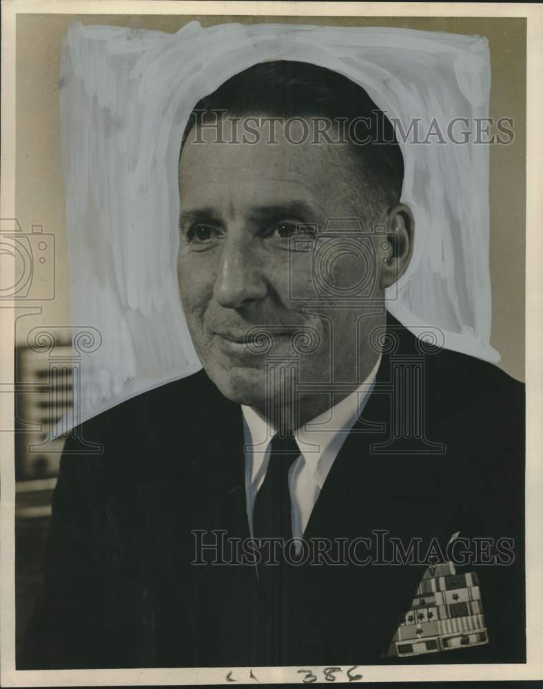 1961 Press Photo Admiral Emmet O'Beirne- US Military assistance advisory group