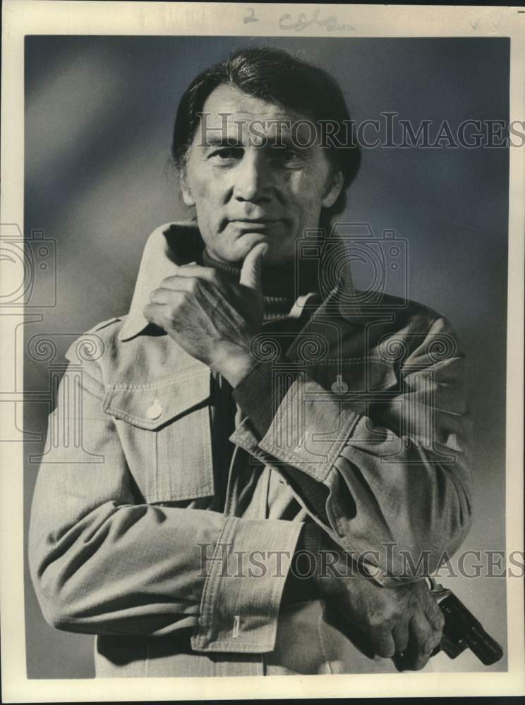 1975 Press Photo Jack Palance in &quot;Bronk&quot; premieres on CBS - Historic Images