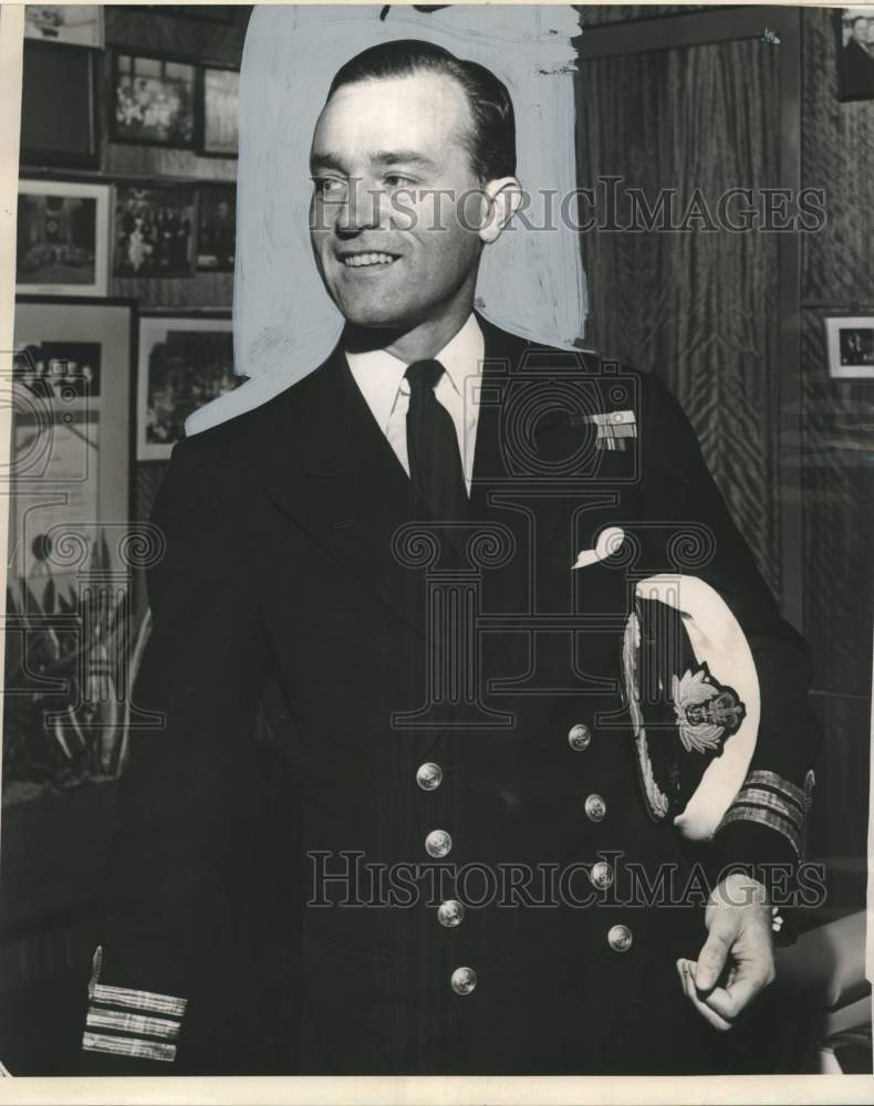 1964 Press Photo Courtland T. Reid, Battle of New Orleans Sesquicentennial