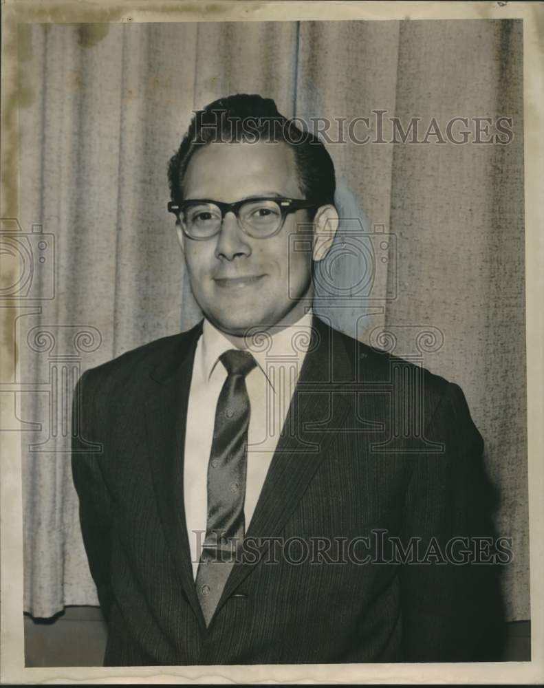 1962 Press Photo George Panzeca, Pres. Gentilly Terrace Garden Improvement Assn.