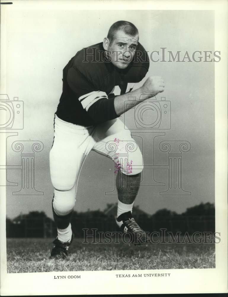 Load image into Gallery viewer, 1968 Press Photo Lynn Odom, Texas A&amp;M University football player - noo49327
