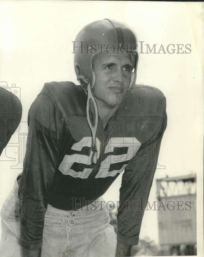 1967 Press Photo Football - Hugh O&#39;Connor Jr. - noo49342