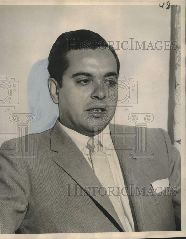 1960 Press Photo Jorge Palmieri, Public Relations for Spring Fair of Guatemala