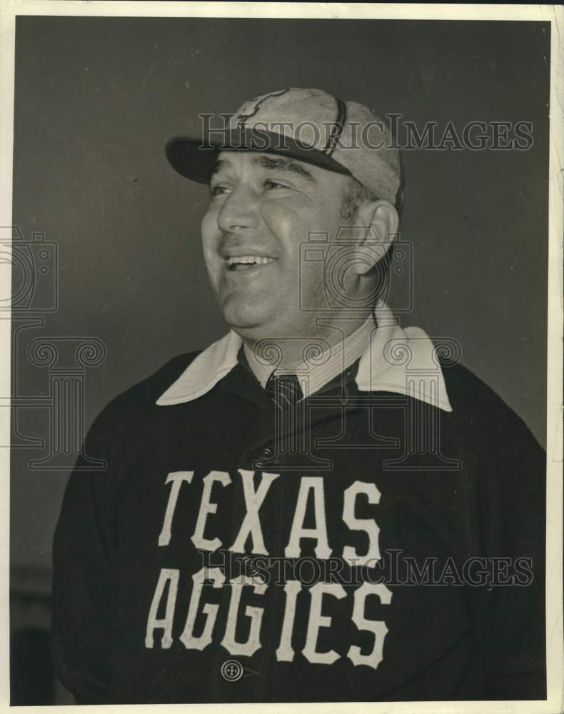 1967 Press Photo Homer Norton. Texas Aggies Football Coach - noo49481