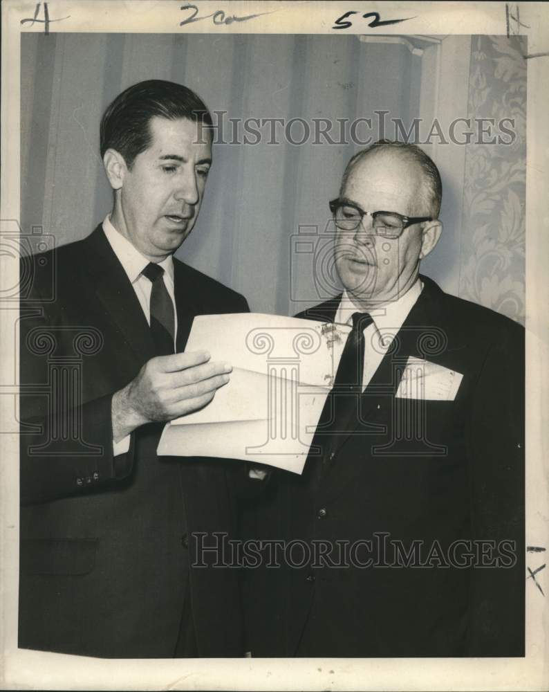 1968 Press Photo Louisiana Shrimp Association annual meeting speakers- Historic Images