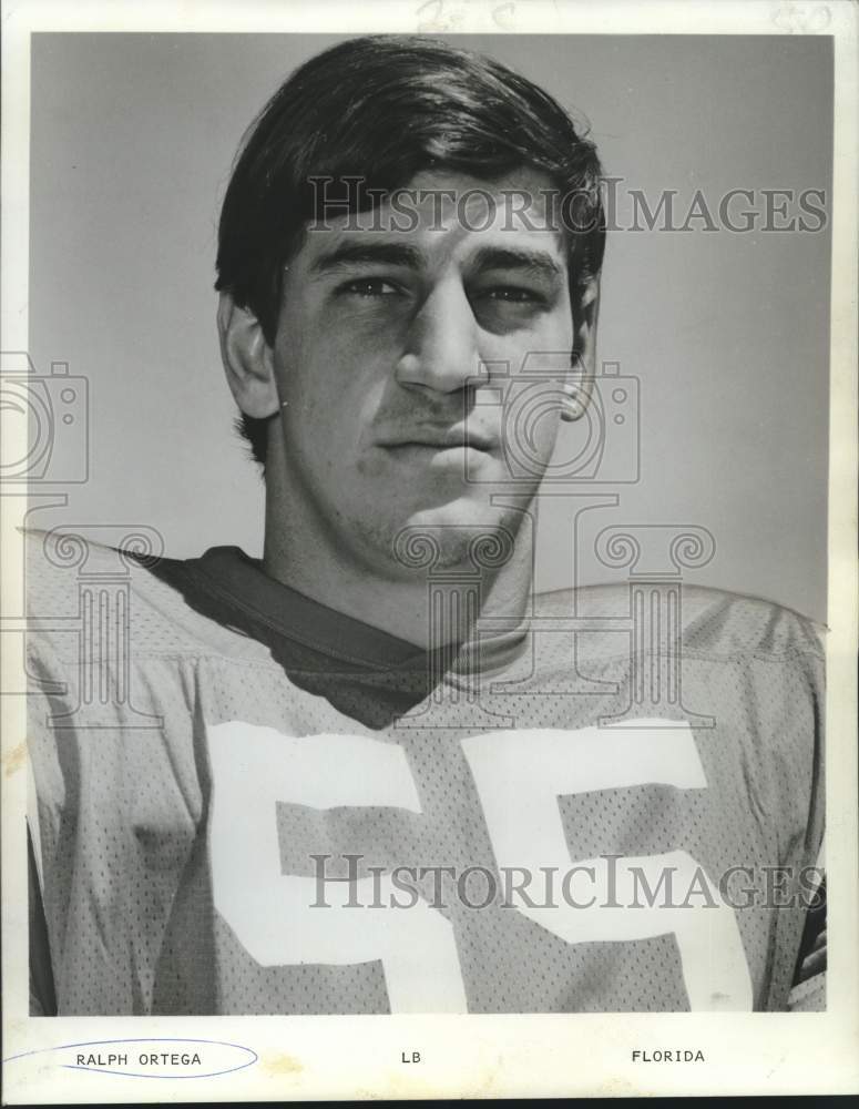 1974 Press Photo Ralph Ortega, Linebacker, Florida - noo49645- Historic Images