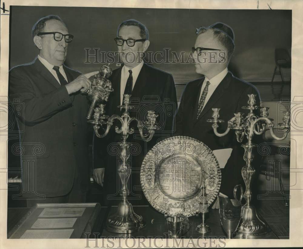 1966 Press Photo Harry Nowaisk, 23rd anniversary Warsaw Ghetto Uprising