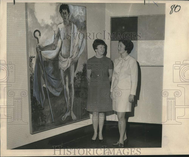 Load image into Gallery viewer, 1969 Press Photo Spiritual Dimensions in Contemporary Art at St. Charles Church
