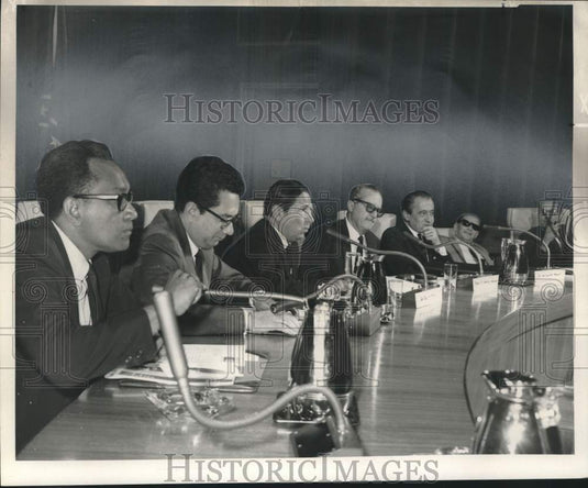 1968 Press Photo Diplomats of the Organization of American States at City Hall