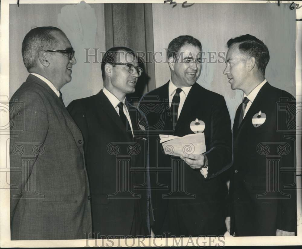 1968 Press Photo Heart Fund campaign kickoff luncheon at Roosevelt Hotel