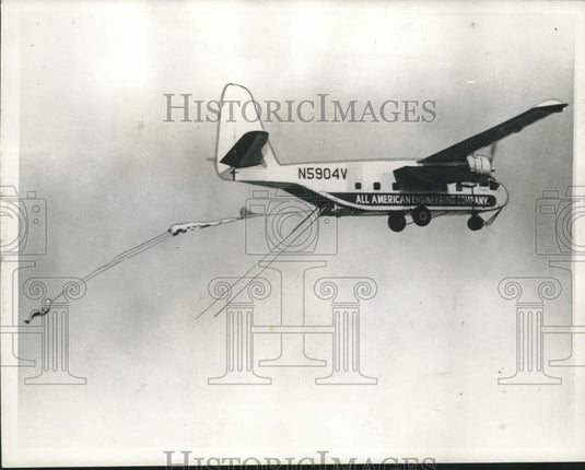 1966 Press Photo Parachutist Chuch Alexander test jumping at Georgetown- Historic Images