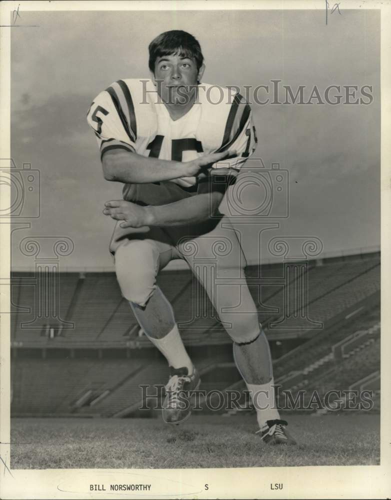 1970 Press Photo Bill Norsworthy, Louisiana State University- Safety- Historic Images