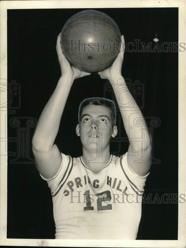 1967 Press Photo Tom O&#39;Connor, Junior Guard of Spring Hill - noo50897- Historic Images