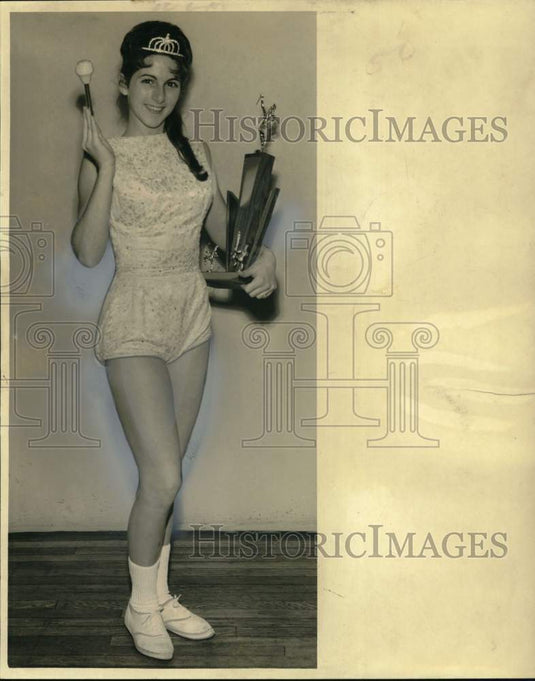 1963 Press Photo Anna Marie Mitchel, Named Miss Majorette of U.S.A - noo50955- Historic Images