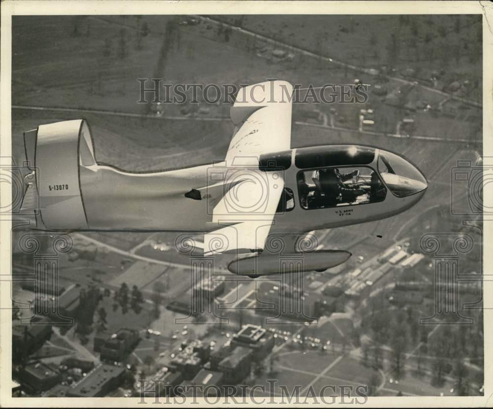 1966 Press Photo The XV-11A, a research aircraft during its 35th test flight- Historic Images