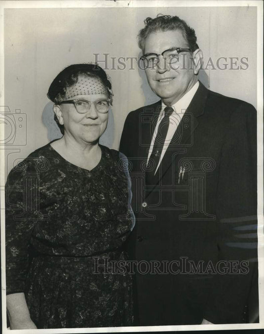 1963 Press Photo Reverend Carl Prentice at West Bank Church of the Nazarene