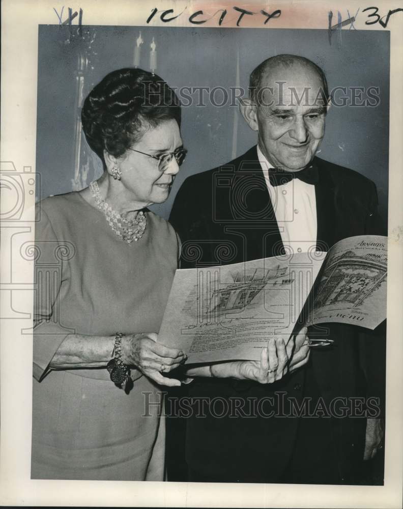 1967 Press Photo Mr. and Mrs. Joseph W. Rabouin's 50th wedding anniversary