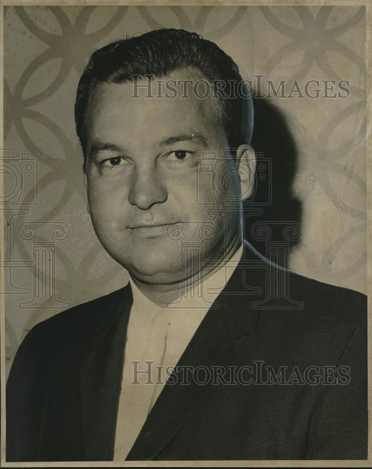1964 Press Photo John Poche, President of the University City Civic Organization