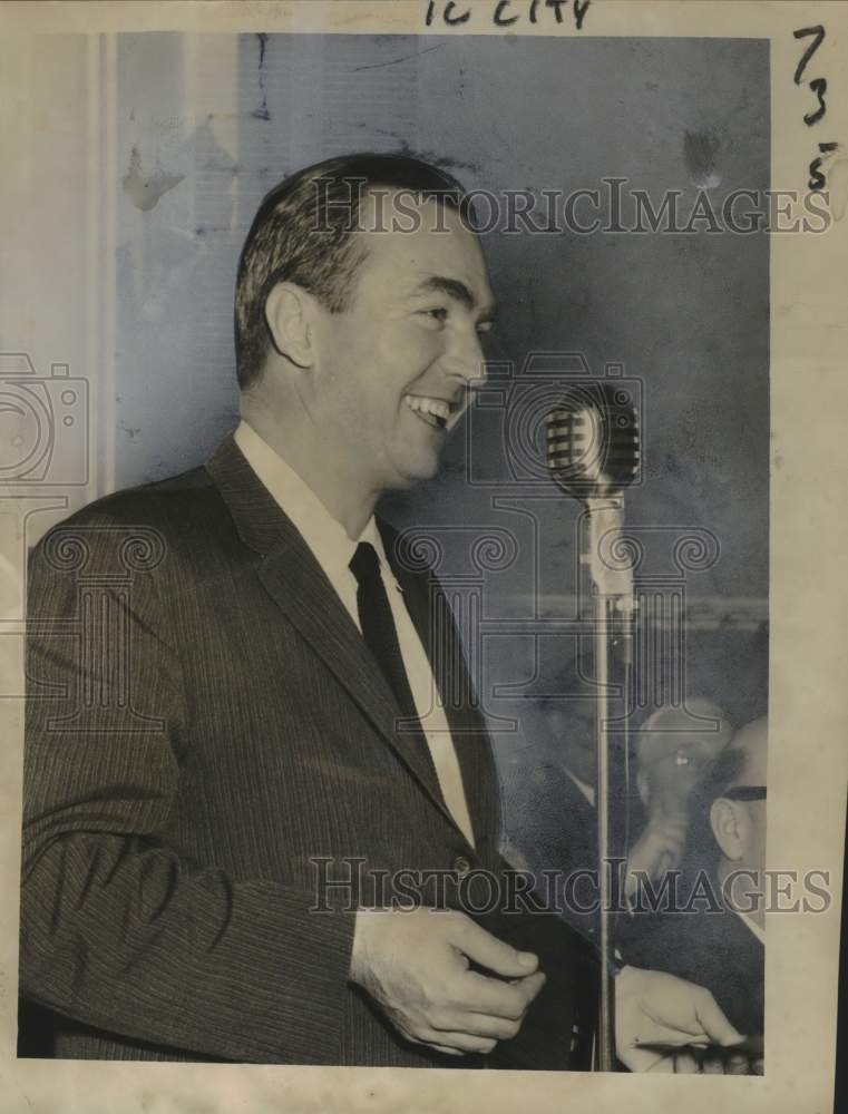1962 Press Photo Leo Perez Jr., President of Grand Isle Tarpon Rodeo Association