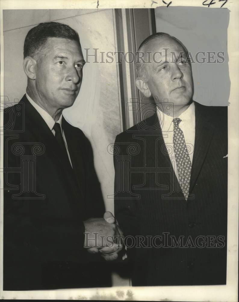 1969 Press Photo Judge Frank M. Johnson Jr &amp; Billups P. Percy- Tulane Law Review