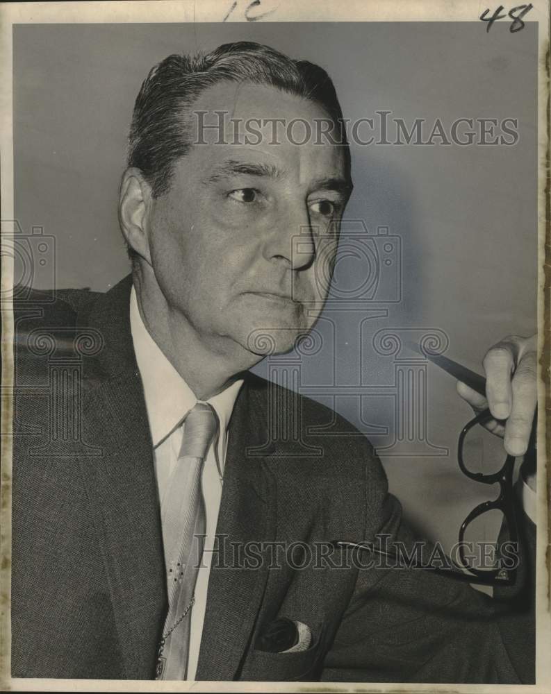 1968 Press Photo Victor J. Passera Jr., President of National Bank of Commerce