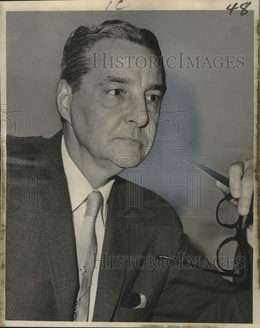 1968 Press Photo Victor J. Passera Jr., President of National Bank of Commerce