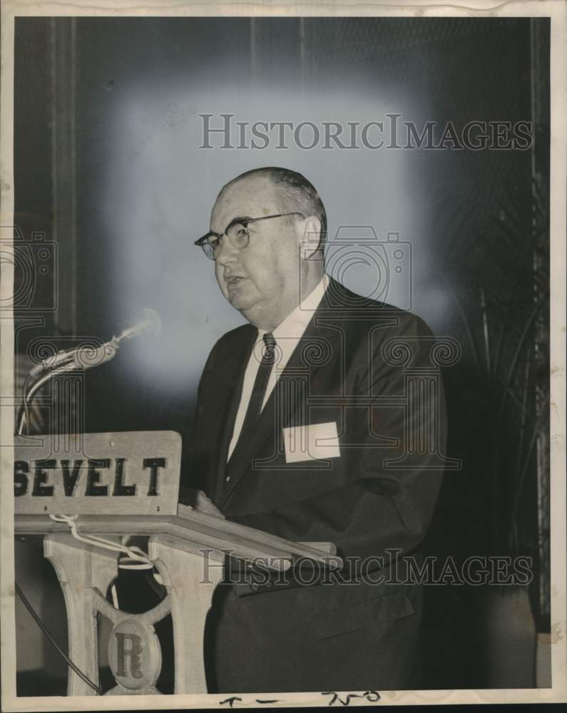1964 Press Photo Ed Parkes, President of the American Gas Association Inc.