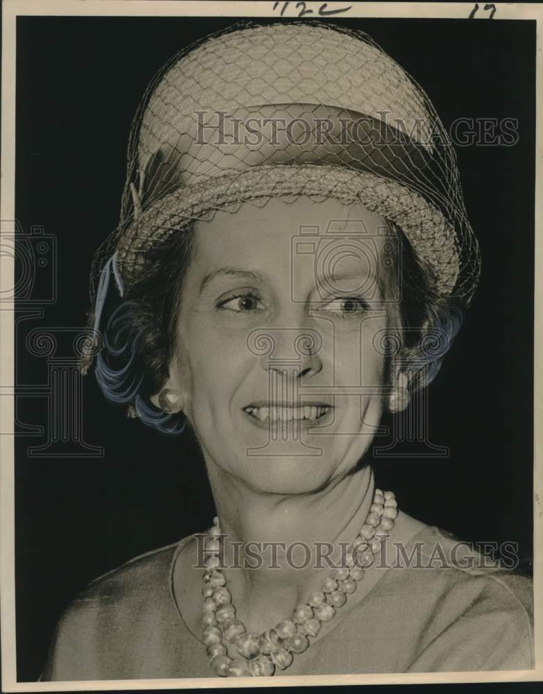 1964 Press Photo Mrs. Pauline Pagan, Socialite - noo52521