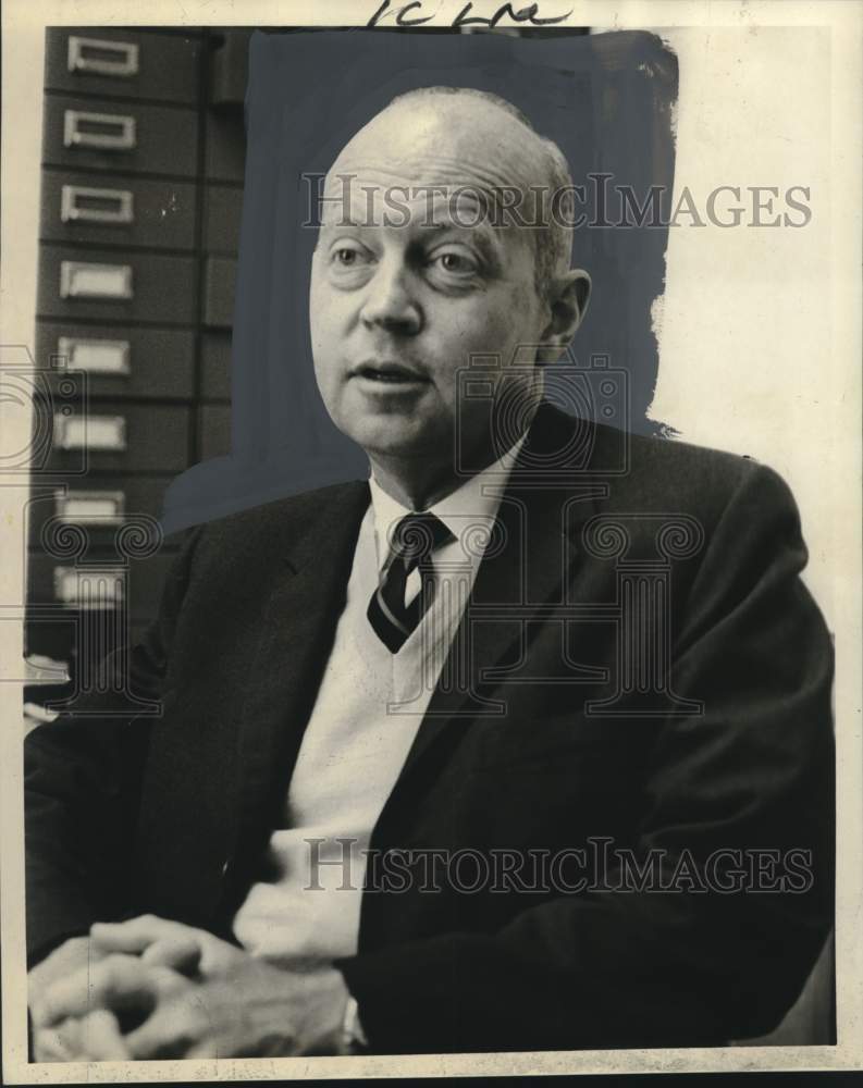 1967 Press Photo John Paddock, Department of Anthropology-University of Americas