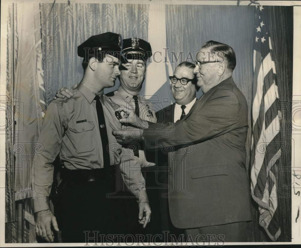 1967 Press Photo Emile Poissenot Jr. 4th generation to serve New Orleans Police