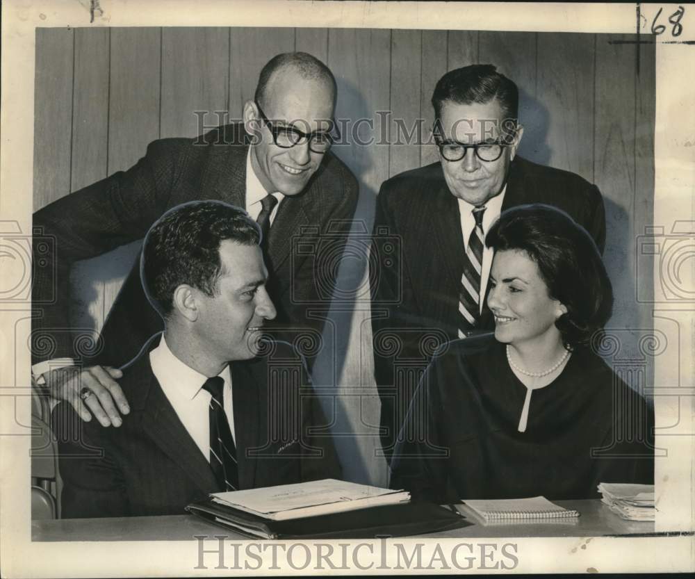 1965 Press Photo New Officers of the Norco Chamber of Commerce - noo53049