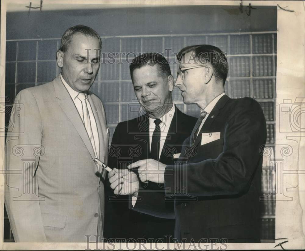 1963 Press Photo Louisiana Civil Defense Conference at the Roosevelt Hotel