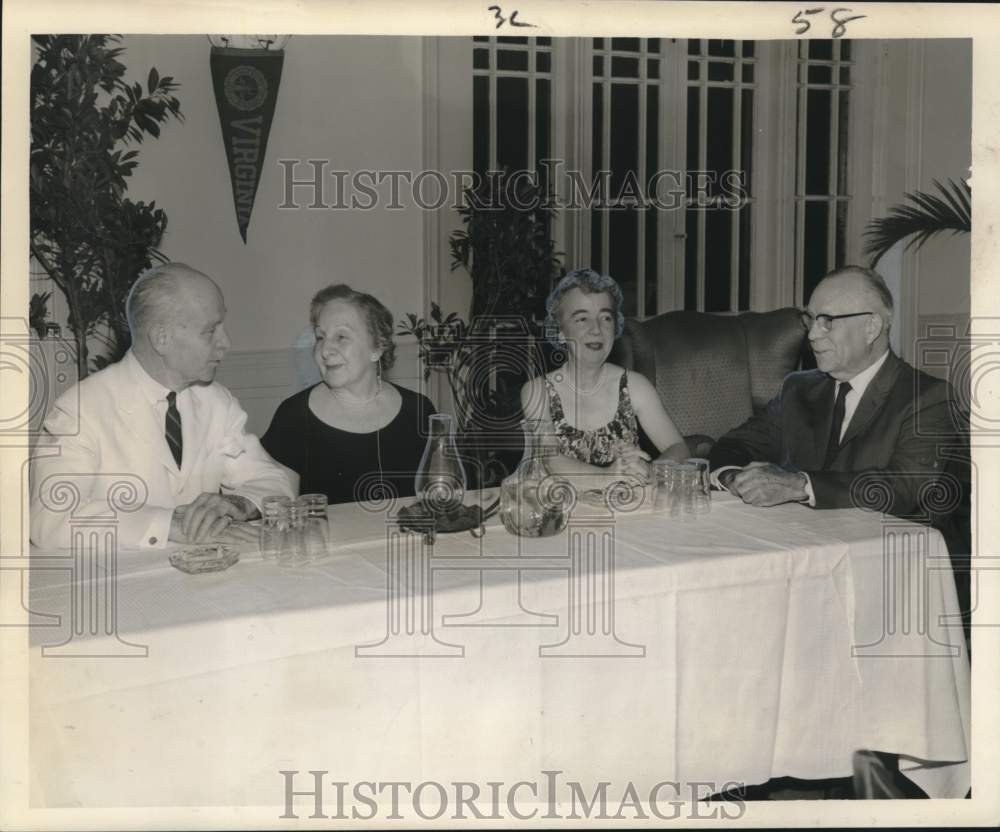 1959 Press Photo The &quot;Old Dominion Day&quot; Party at the New Orleans Country Club