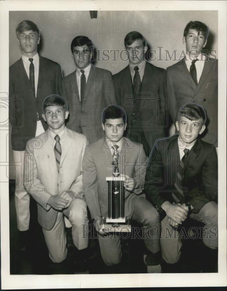 1969 Press Photo Holy Rosary- Catholic Youth Organization Softball Champions- Historic Images