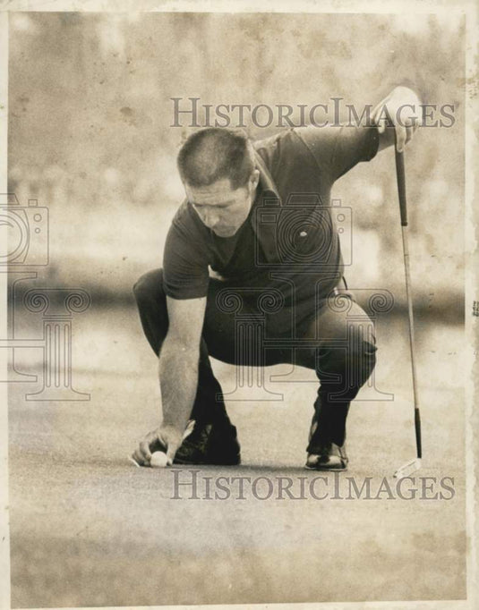 1972 Press Photo Gary Player at Greater New Orleans Open Golf Tournament- Historic Images